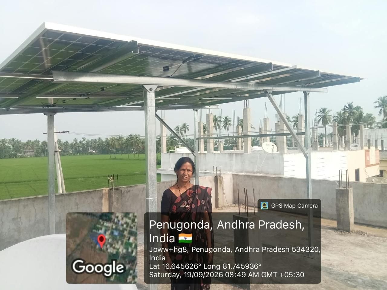 3 kW Rooftop Solar Installation in Penugonda