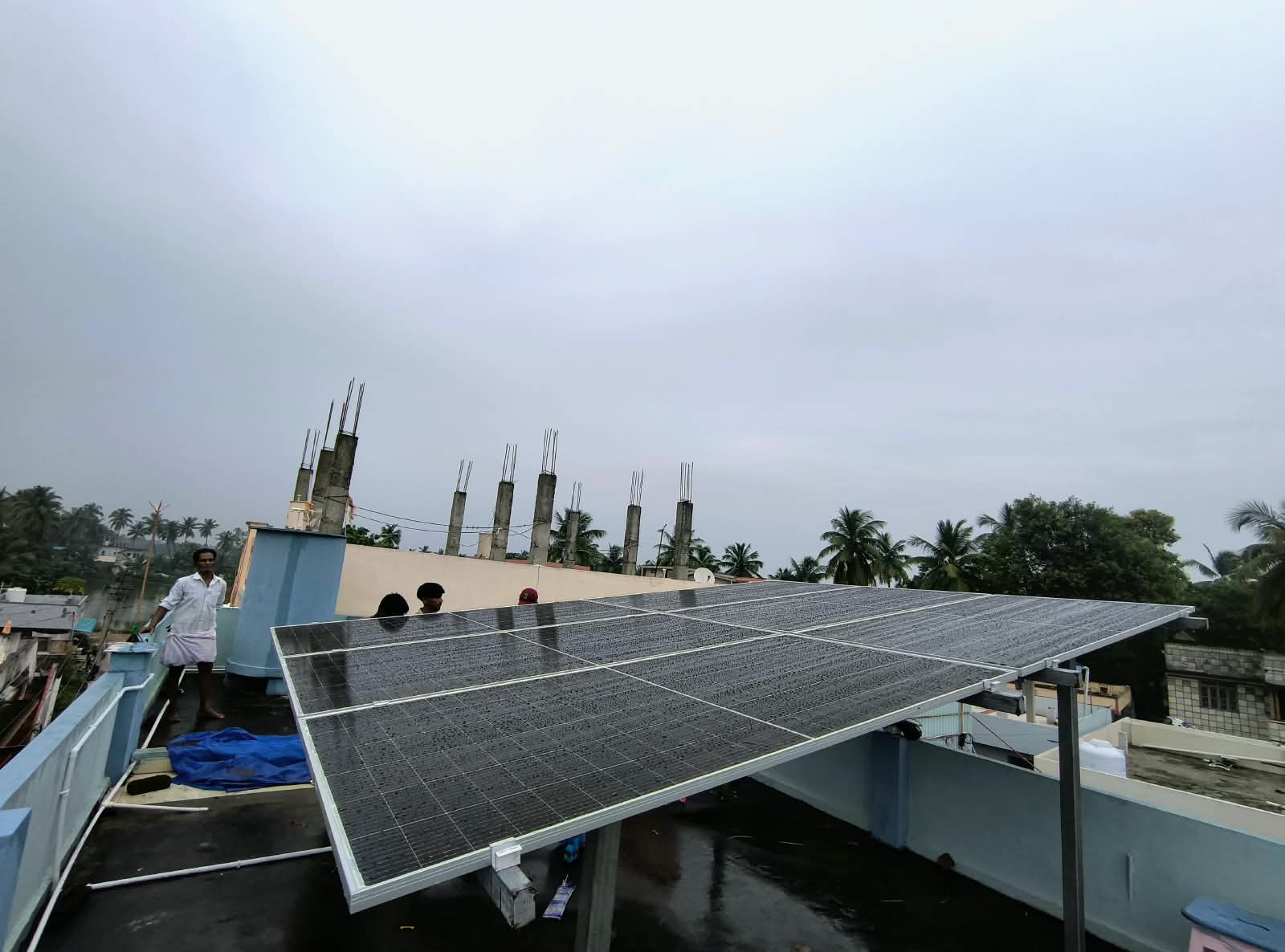 3 kW Rooftop Solar Installation in Tadepalligudem